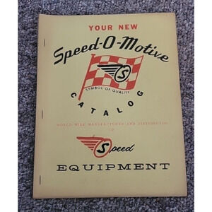 Vtg Speed-O-Matic Catalog High Performance Speed Equipment & Custom Auto Parts